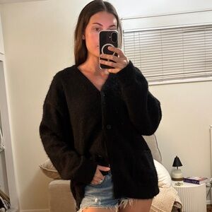Cozy Black Cardigan